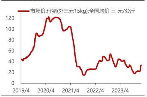 2000年到2020年猪价走势图(历年生猪价格表)