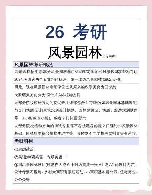 风景园林专业出国读研(风景园林考研难吗)